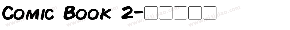 Comic Book 2字体转换
